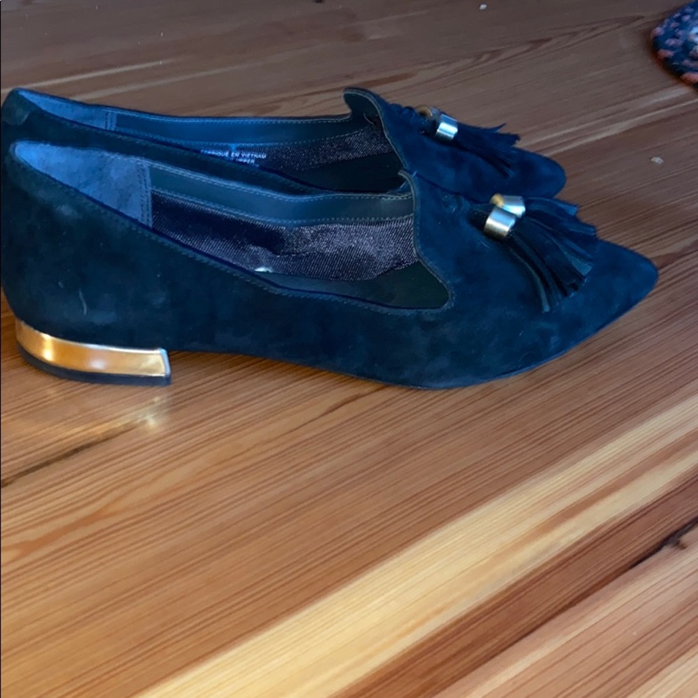 Rockport Bock Suede Loafers gold